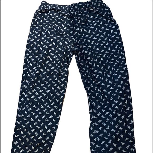 Michael Kors Other - Nice Michael Kors MK Logo Midnight Blue Loungewear Knit Pajama Pants Men’s sz L